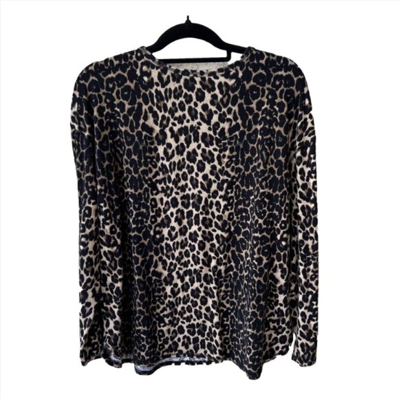 Westbound - Women's Blue White Traced Floral Vine 3/4 Sleeve Blouse Cotton - Picture 9 of 14